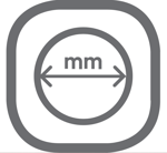 Conversion of hose diameters from inches to mm